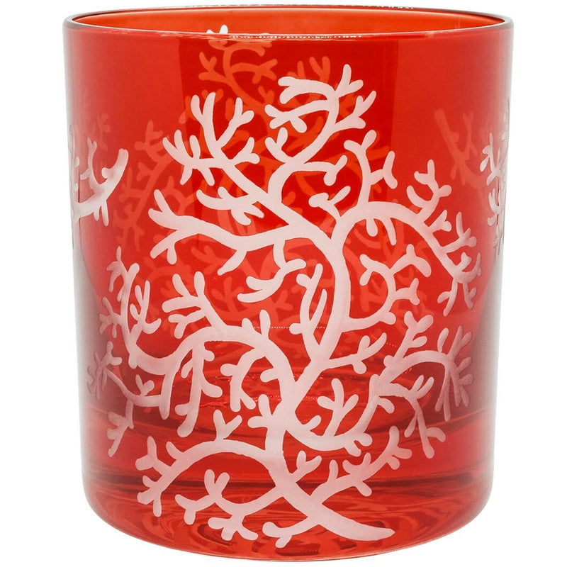 Moira Corali Double Old Fashioned Tumbler Fiery Red