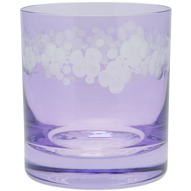 Moira Lace Cap Hydrangea Double Old Fashioned Tumbler Violet