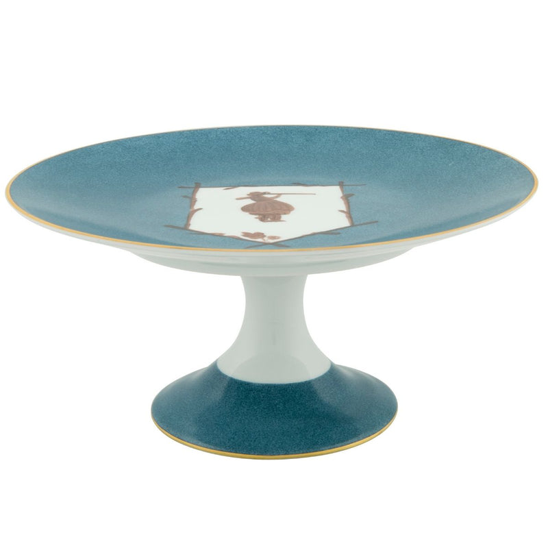 Saint Hubert Cake Stand - Gunshot Blue