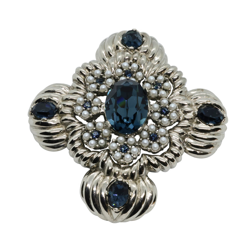 Lady Mari Pin / Brooch & Pendant - Montana Blue - Sold Out