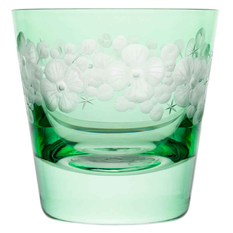 Tallulah Tipple Glass Peridot Green