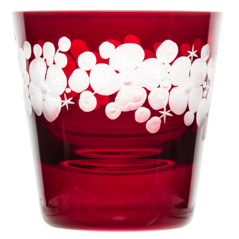 Tallulah Tipple Glass Ruby Red