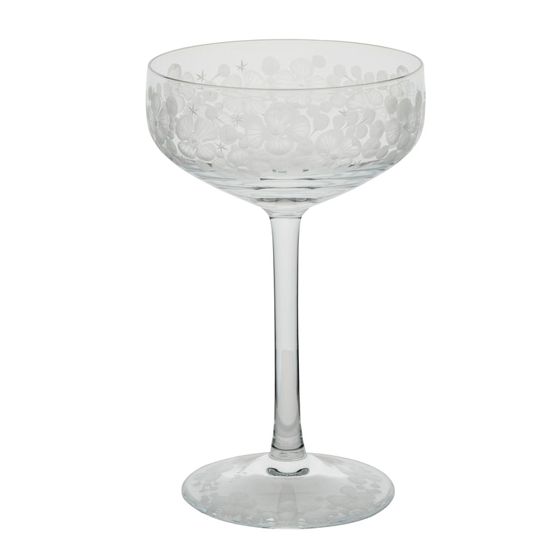 Isadora Champagne Saucer Clear