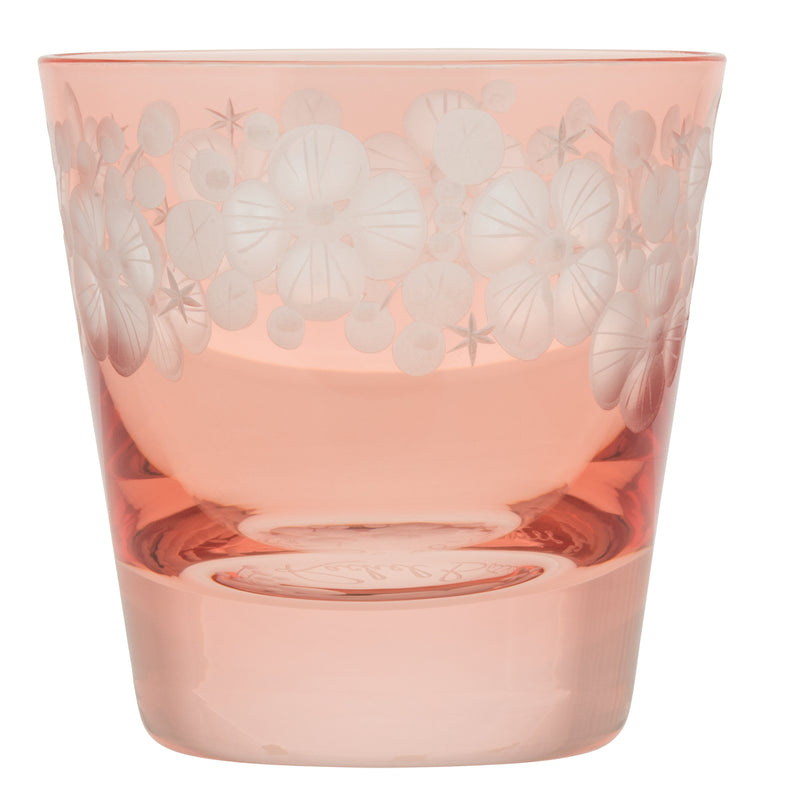 Tallulah Tipple Glass Flamingo Pink