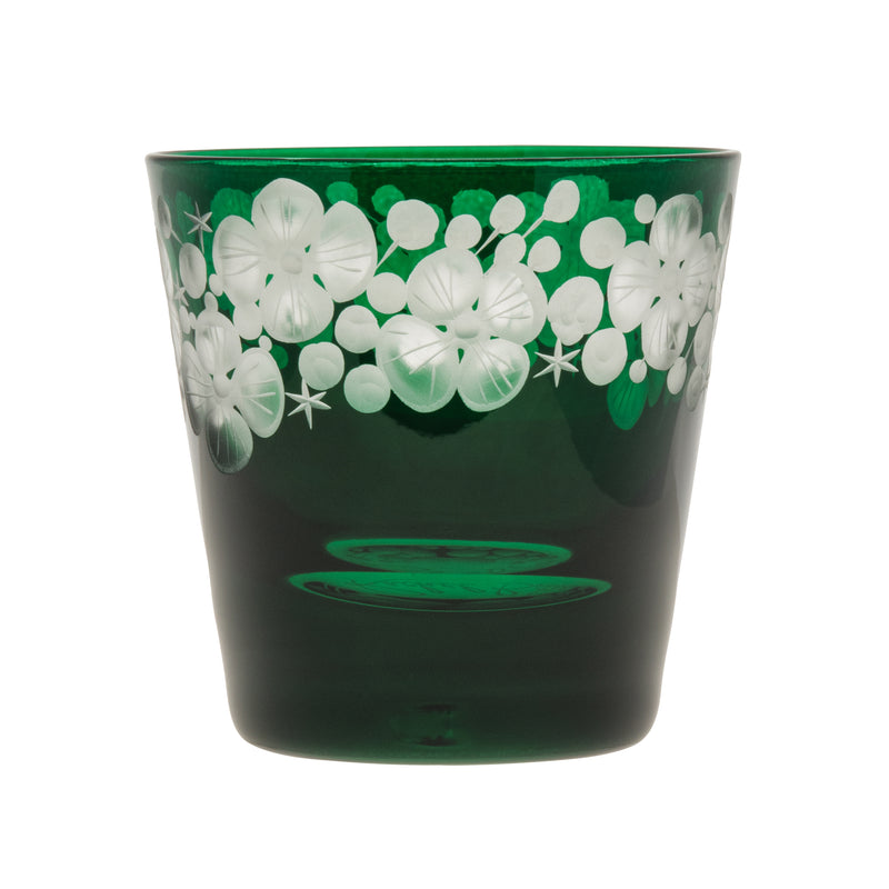 Tallulah Tipple Glass Bottle Green