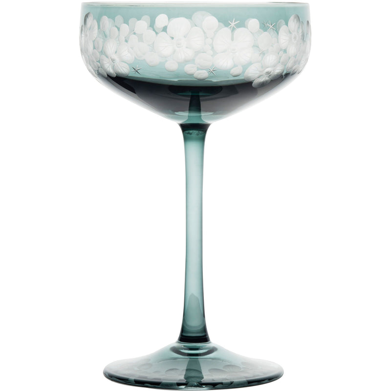 Isadora Champagne Saucer Grey