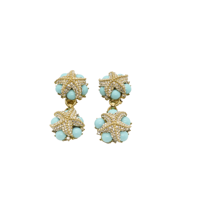 Oceana Drop Earrings - Turquoise - Sold Out