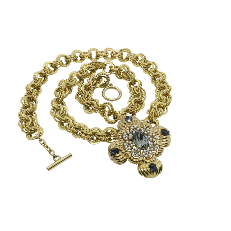 Lady Regina Necklace Gold - Various Colours - Sold Out