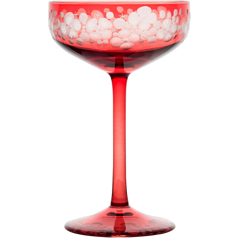 Isadora Champagne Saucer Rose Pink