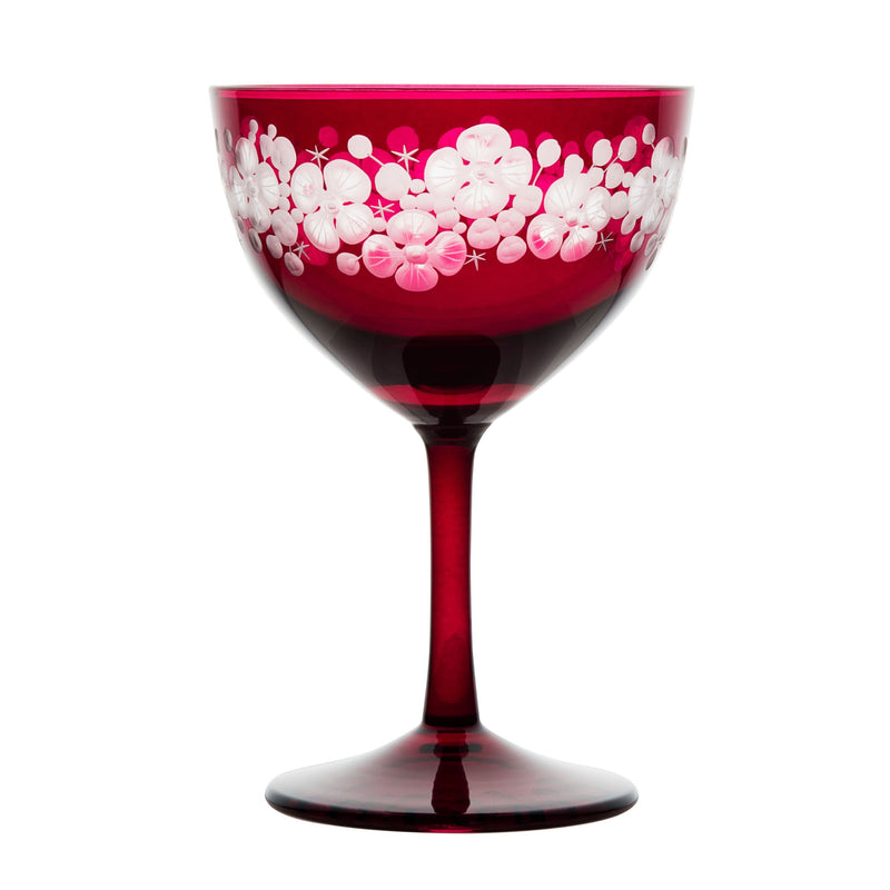 Cristobelle Champagne Saucer Fuchsia Pink