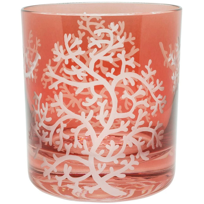 Moira Corali Double Old Fashioned Tumbler Rose Pink