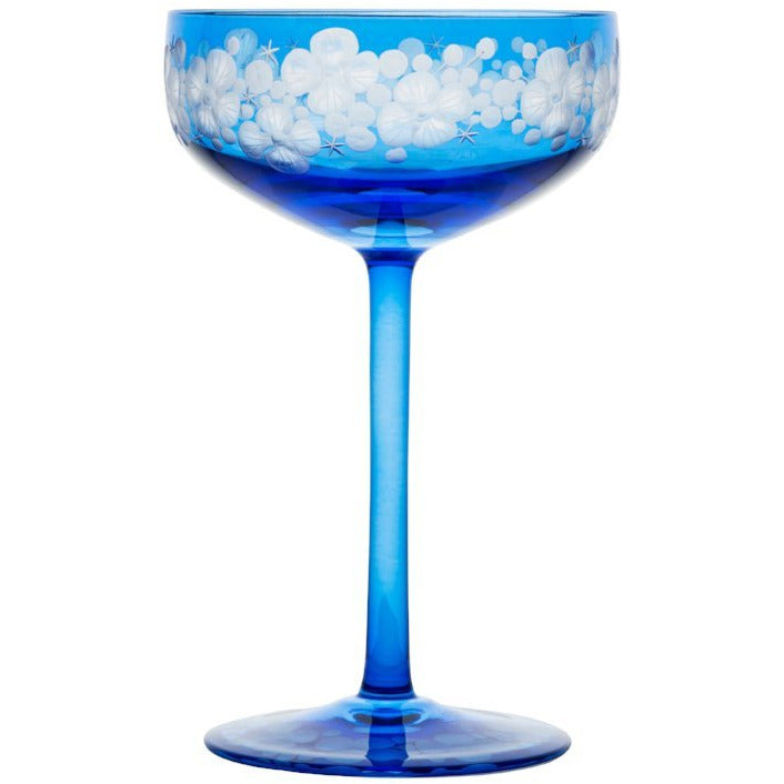 Isadora Champagne Saucer Sky Blue