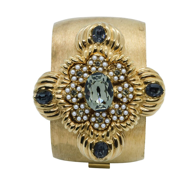 Lady Leonarda Cuff - Gold & Black Diamond - Sold Out